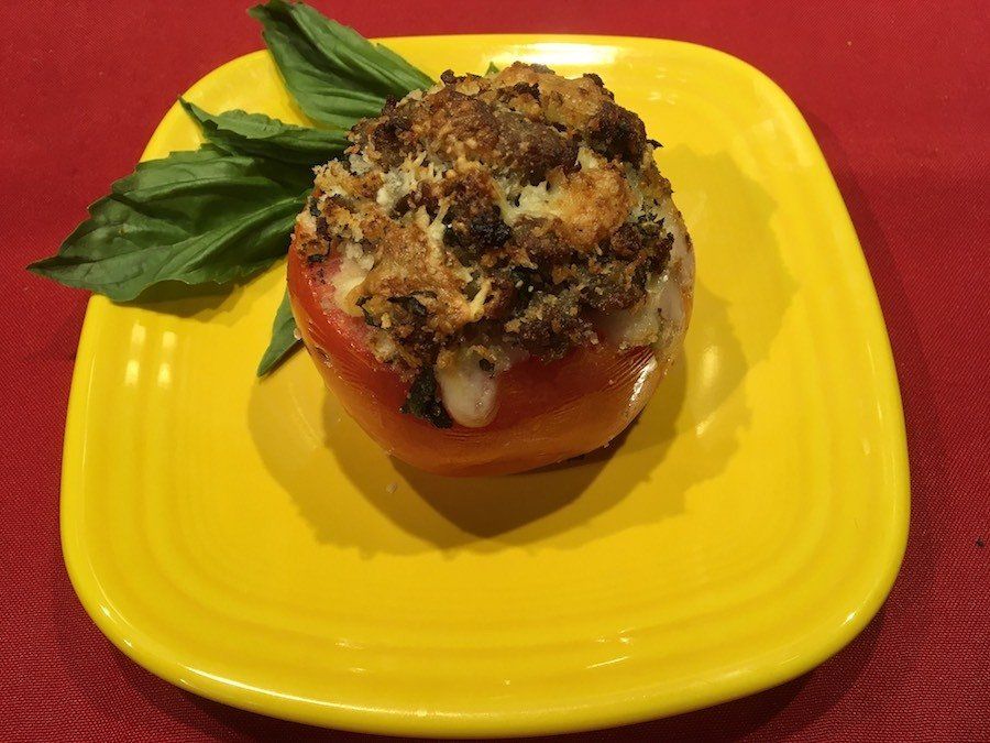 Cheesy Stuffed Tomatoes